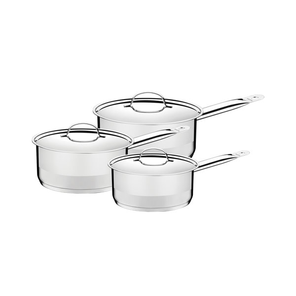 Tramontina Stainless Steel 3 Pcs. Cookware Set & Reviews Wayfair.co.uk